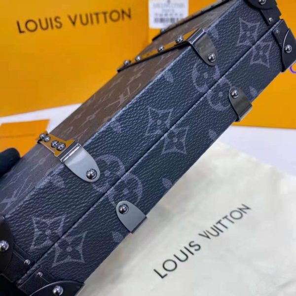 Louis Vuitton LV Unisex Wallet Trunk Grey Monogram Coated Canvas Cowhide Leather (13)