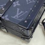 Louis Vuitton LV Unisex Wallet Trunk Grey Monogram Coated Canvas Cowhide Leather - immagine 9