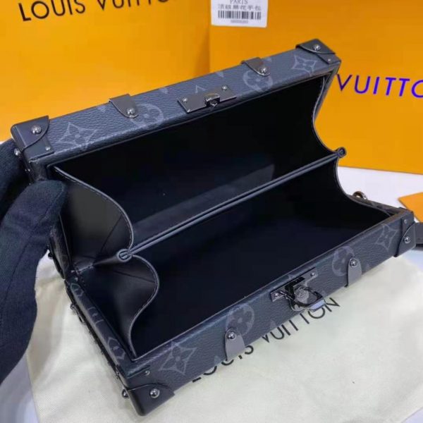 Louis Vuitton LV Unisex Wallet Trunk Grey Monogram Coated Canvas Cowhide Leather (9)