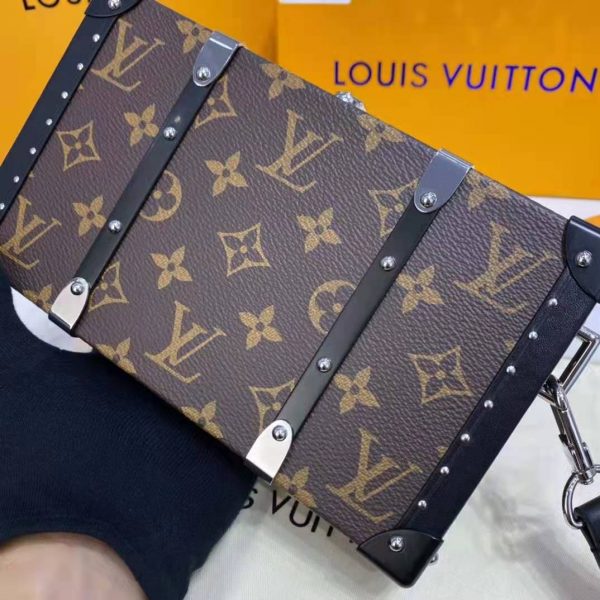 Louis Vuitton LV Unisex Wallet Trunk Monogram Coated Canvas Cowhide Leather (15)