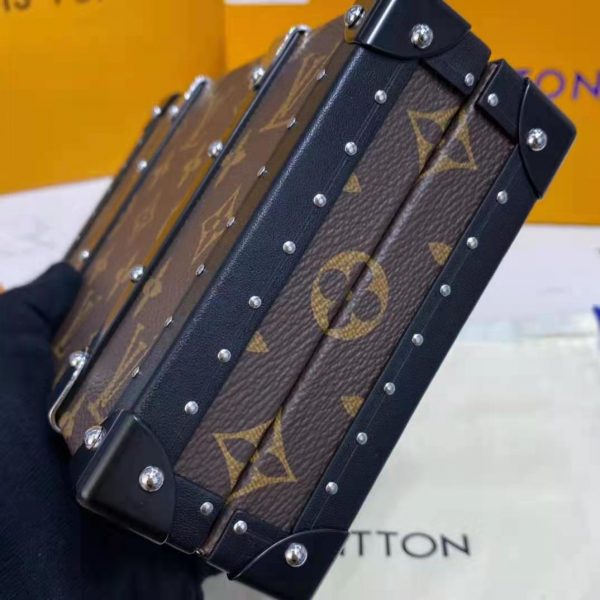 Louis Vuitton LV Unisex Wallet Trunk Monogram Coated Canvas Cowhide Leather (16)