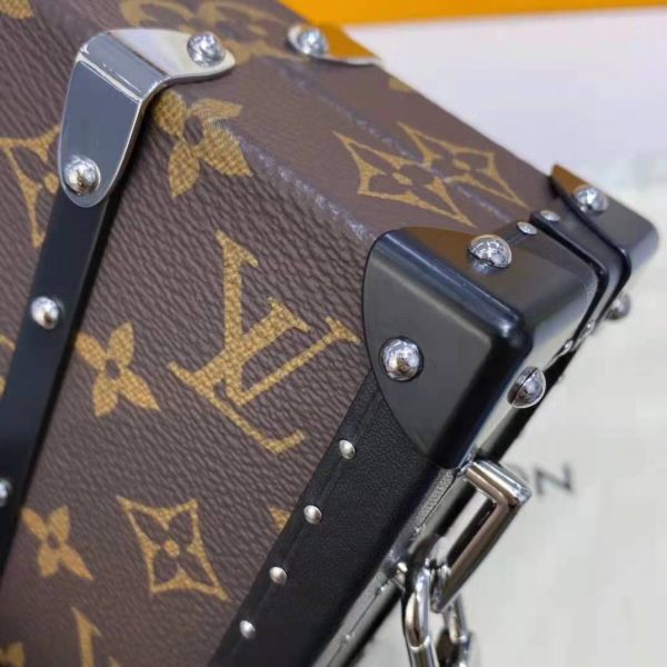 Louis Vuitton LV Unisex Wallet Trunk Monogram Coated Canvas Cowhide Leather (18)
