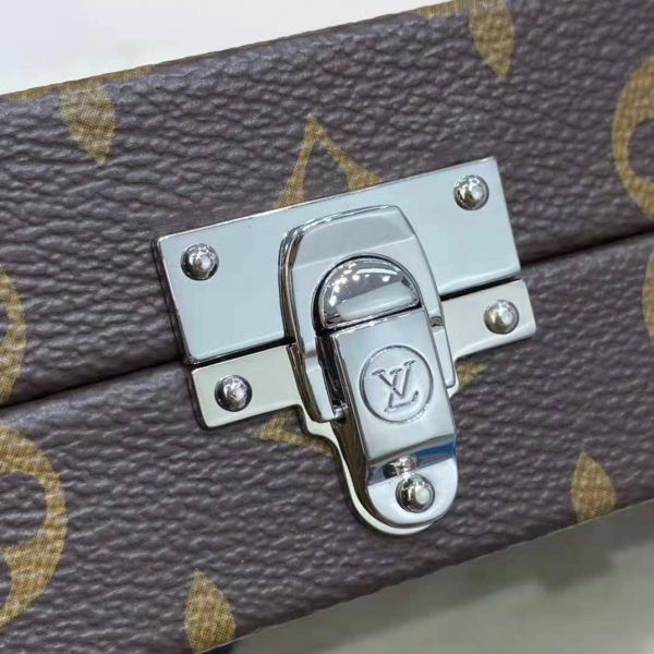 Louis Vuitton LV Unisex Wallet Trunk Monogram Coated Canvas Cowhide Leather (6)