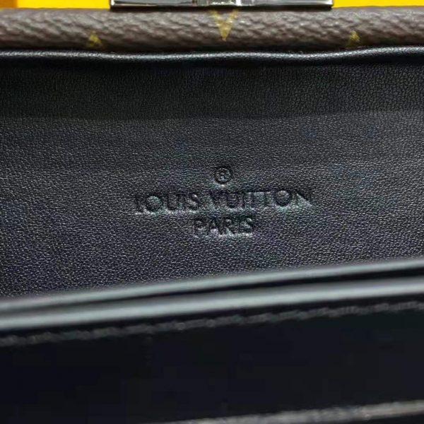 Louis Vuitton LV Unisex Wallet Trunk Monogram Coated Canvas Cowhide Leather (8)