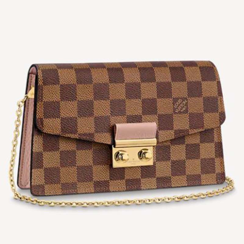 Louis Vuitton Wallet On Chain Lily Monogram in Coated Canvas with Gold-tone  - GB