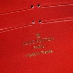 Louis Vuitton LV Women Croisette Chain Wallet Scarlet Red Damier Ebene Coated Canvas – Bild 13