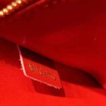 Louis Vuitton LV Women Croisette Chain Wallet Scarlet Red Damier Ebene Coated Canvas – Bild 14