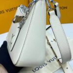 Louis Vuitton LV Women Marelle Handbag Beige Epi Grained Cowhide Leather Canvas - Bild 10
