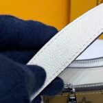 Louis Vuitton LV Women Marelle Handbag Beige Epi Grained Cowhide Leather Canvas - Bild 12