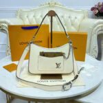 Louis Vuitton LV Women Marelle Handbag Beige Epi Grained Cowhide Leather Canvas - Bild 2