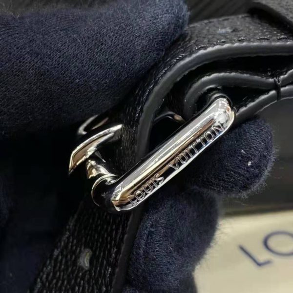 Louis Vuitton LV Women Marelle Handbag Black Epi Grained Cowhide Leather Canvas (1)