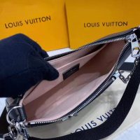 Louis Vuitton LV Women Marelle Handbag Black Epi Grained Cowhide Leather Canvas