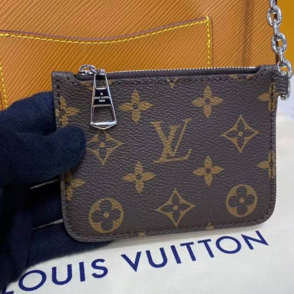 Louis Vuitton LV Women Marelle Handbag Honey Gold Epi Grained Cowhide Leather Canvas (11)