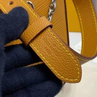 Louis Vuitton LV Women Marelle Handbag Honey Gold Epi Grained Cowhide Leather Canvas
