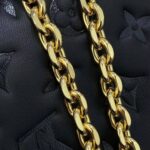 Louis Vuitton LV Women Pochette Coussin Black Monogram Embossed Lambskin - Image 14