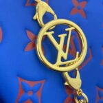 Louis Vuitton LV Women Pochette Coussin Blue Monogram Embossed Lambskin - Image 12