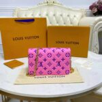 Louis Vuitton LV Women Pochette Coussin Pink Monogram Embossed Lambskin - Image 7