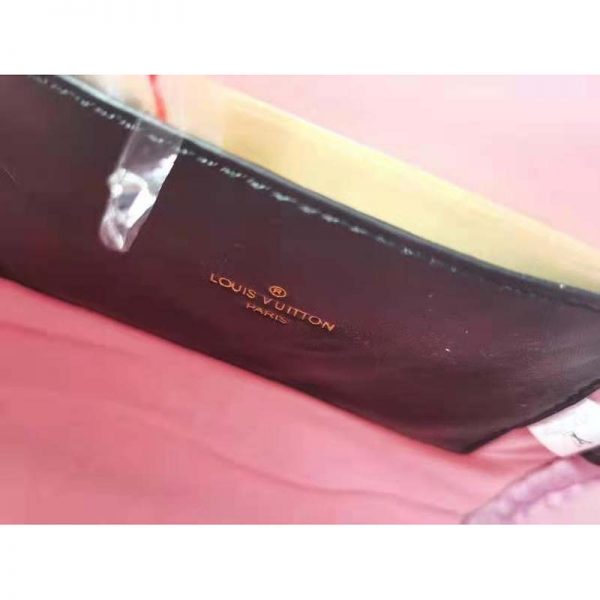Louis Vuitton LV Women Speedy Bandoulière 22 Handbag Black Embossed Lambskin Leather (1)