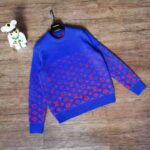 Louis Vuitton Men LVSE Monogram Degrade Crewneck Cotton Gradient Monogram Blue - immagine 2