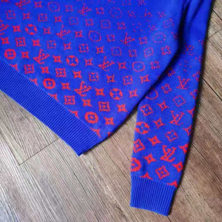lv half and half monogram crewneck