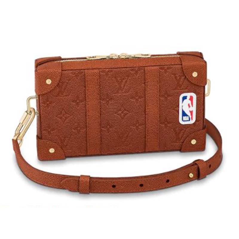 Louis Vuitton Brand New LV x NBA Pocket Organizer Brown Leather Cloth  ref.595122 - Joli Closet