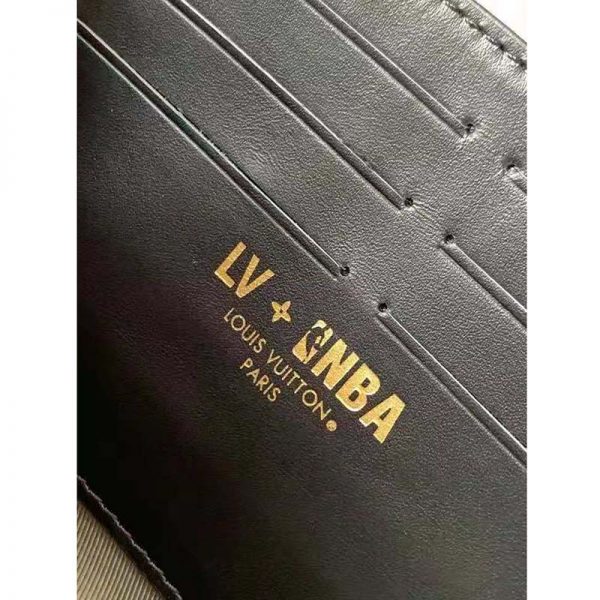 Louis Vuitton Unisex LV X NBA Soft Trunk Wearable Wallet Brown Ball Grain Leather (10)