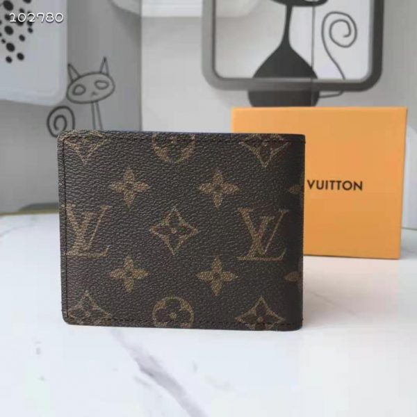 Louis Vuitton Unisex LV x NBA Multiple Wallet Monogram Coated Canvas (4)