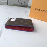 Louis Vuitton Unisex LV x NBA Multiple Wallet Monogram Coated Canvas