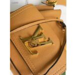 Louis Vuitton Unisex Lockme Bucket Bag Arizona Beige Grained Calf Leather - Bild 7