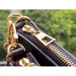 Louis Vuitton Unisex Multi Pochette Accessoires Black Cream Embossed Supple Grained Cowhide - Bild 9
