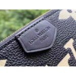 Louis Vuitton Unisex Multi Pochette Accessoires Black Cream Embossed Supple Grained Cowhide - Bild 7