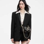 Louis Vuitton Unisex Multi Pochette Accessoires Black Cream Embossed Supple Grained Cowhide - Bild 10