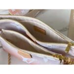 Louis Vuitton Unisex Multi Pochette Accessoires Pink Brume Gray Monogram Giant Coated Canvas - immagine 6