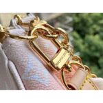 Louis Vuitton Unisex Multi Pochette Accessoires Pink Brume Gray Monogram Giant Coated Canvas - immagine 8