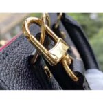 Louis Vuitton Unisex Petit Sac Plat Black Beige Monogram Empreinte Embossed Supple Grained Cowhide – Image 10