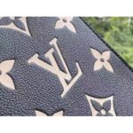 Louis Vuitton Unisex Petit Sac Plat Black Beige Monogram Empreinte Embossed Supple Grained Cowhide – Image 8