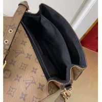 Louis Vuitton Unisex Pochette Métis Bag Monogram Reverse Coated Canvas Natural Cowhide