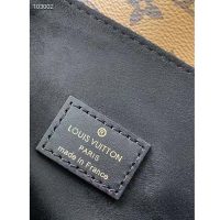 Louis Vuitton Unisex Pochette Métis Bag Monogram Reverse Coated Canvas Natural Cowhide