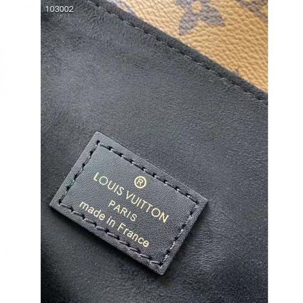 Louis Vuitton Unisex Pochette Métis Bag Monogram Reverse Coated Canvas Natural Cowhide (9)