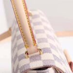 Louis Vuitton Women Croisette Damier Azur Coated Canvas Smooth Cowhide Leather - Imagen 9