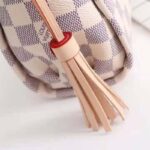 Louis Vuitton Women Croisette Damier Azur Coated Canvas Smooth Cowhide Leather - Imagen 10