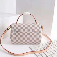 Louis Vuitton Women Croisette Damier Azur Coated Canvas Smooth Cowhide Leatherr Azur Coated Canvas Smooth Cowhide Leather (10)