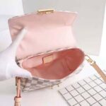 Louis Vuitton Women Croisette Damier Azur Coated Canvas Smooth Cowhide Leather - Imagen 7