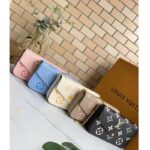 Louis Vuitton Women Félicie Pochette Cream Saffron Monogram Empreinte Embossed Supple Grained Cowhide - Image 10