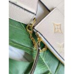 Louis Vuitton Women Félicie Pochette Cream Saffron Monogram Empreinte Embossed Supple Grained Cowhide - Image 12