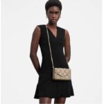 Louis Vuitton Women Félicie Pochette Grey Monogram Empreinte Embossed Supple Grained Cowhide - Image 11