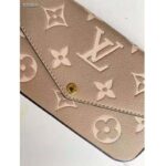 Louis Vuitton Women Félicie Pochette Grey Monogram Empreinte Embossed Supple Grained Cowhide - Image 8