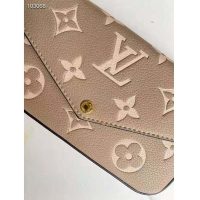 Louis Vuitton Women Félicie Pochette Grey Monogram Empreinte Embossed Supple Grained Cowhide