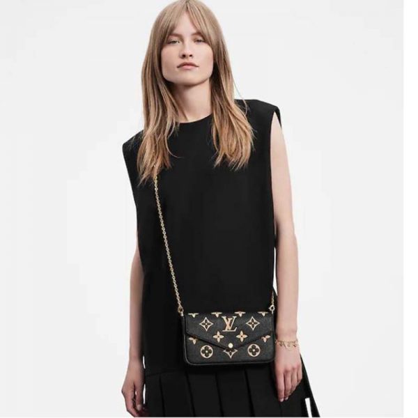 Louis Vuitton Women Félicie Pochette Monogram Empreinte Embossed Supple Grained Cowhide Leather (1)