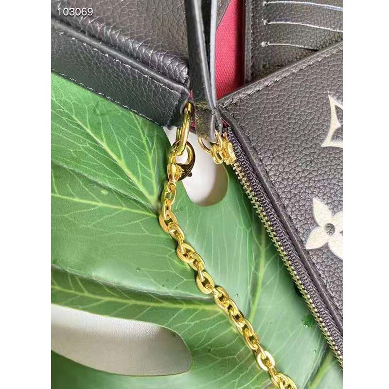 LV LV Unisex Félicie Pochette Monogram Empreinte Embossed Supple